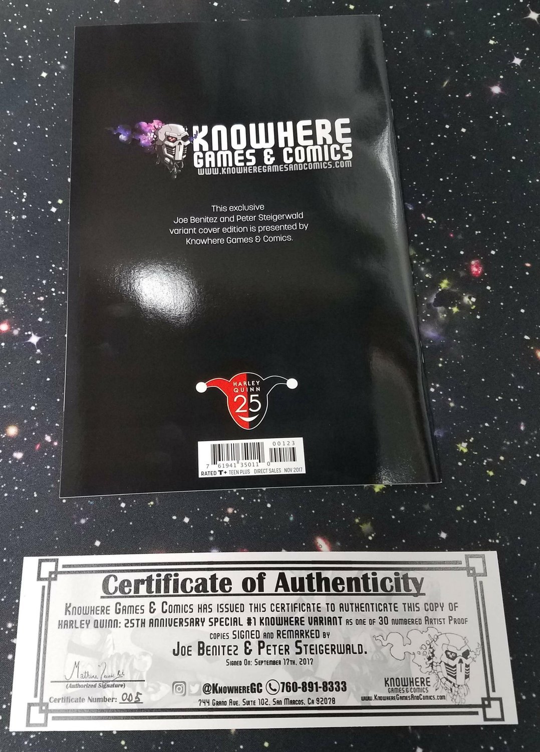 HARLEY QUINN 25TH ANNIVERSARY SPECIAL #1 Knowhere Exclusive ARTIST