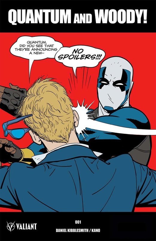 QUANTUM & WOODY (2017) #1 Exclusive MEME cover