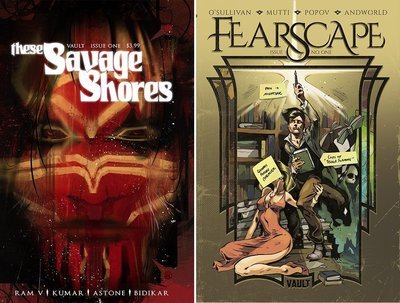 FEARSCAPE #1 & THESE SAVAGE SHORES #1 KNOWHERE EXCLUSIVE CVR COMBO