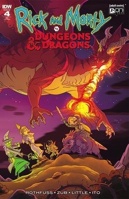 RICK & MORTY VS DUNGEONS & DRAGONS #4 KNOWHERE EXCLUSIVE CVR by CJ Cannon