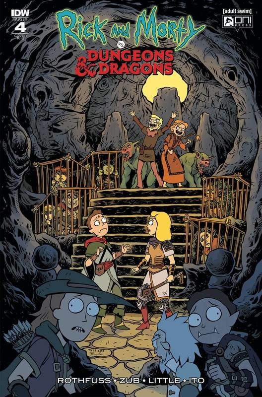RICK & MORTY VS DUNGEONS & DRAGONS #4 Cvr D Fowler 1:20