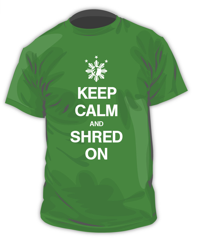 Keep Calm &amp; Shred on
