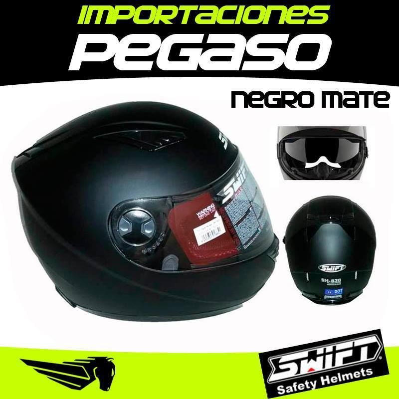 CASCO SWIFT NEGRO MATE
