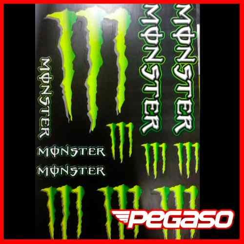 STICKER MONSTER PLANCHA MEDIANA