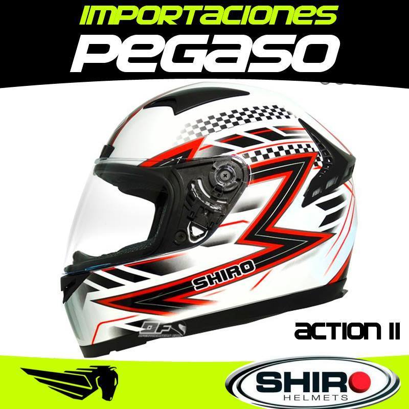 CASCO SHIRO ACTION II ROJO