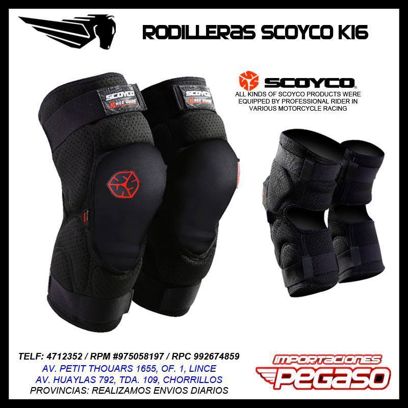 RODILLERAS FLEXIBLES SCOYCO K16