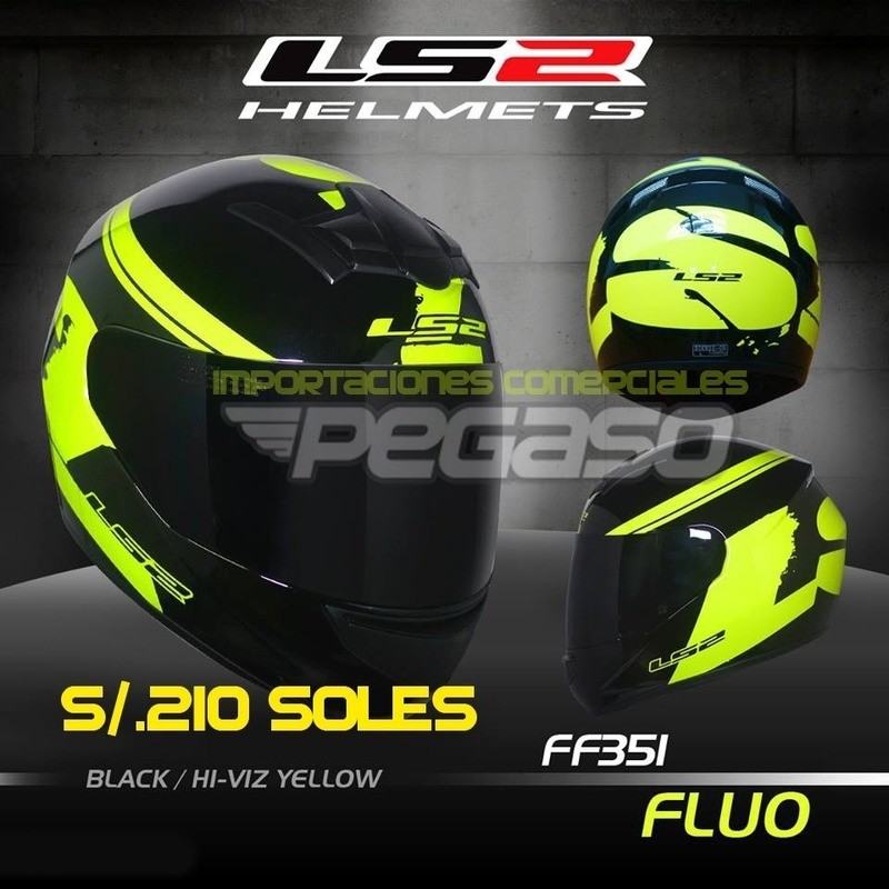 Casco LS2 Fluo Amarillo