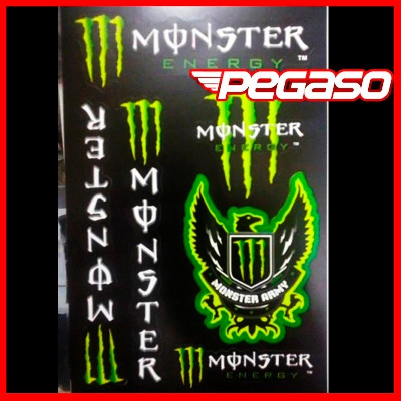 STICKER MONSTER PLANCHA MEDIANA