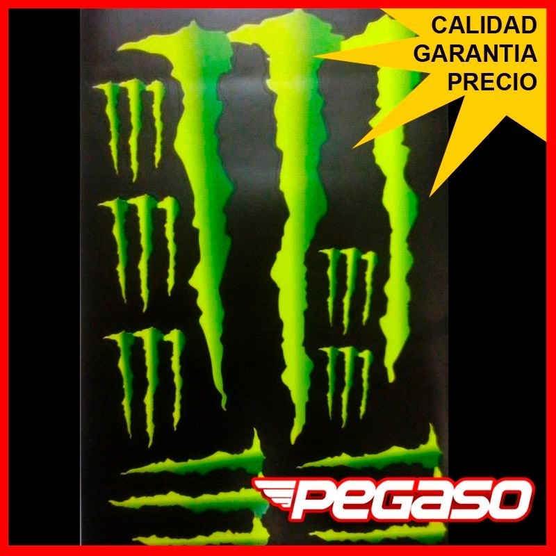 STICKER MONSTER PLANCHA MEDIANA