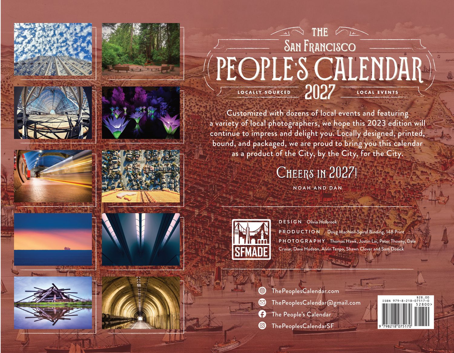 The 2027 San Francisco People's Calendar (3-pack)