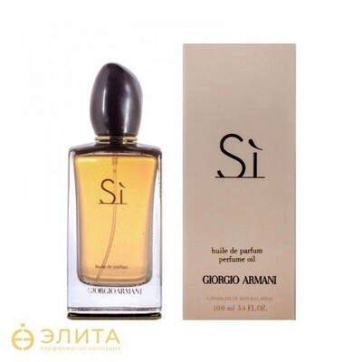 Giorgio Armani Si Huile de Parfume - 100 ml