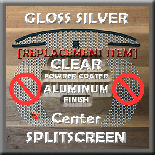 Replacement RG Center SPLITSCREEN - Gloss Silver