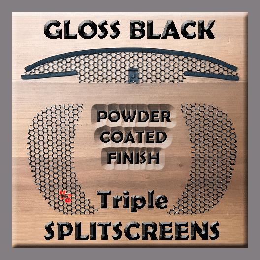 Road Glide Triple SPLITSCREENS - Gloss Black Road Glide Triple SPLITSCREENS - Gloss Black