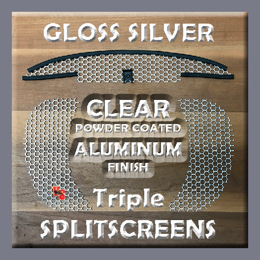 Road Glide Triple SPLITSCREENS - Gloss Silver