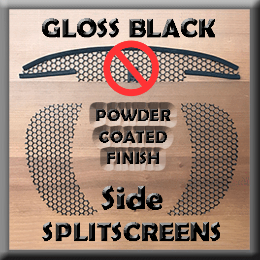 Road Glide Side SPLITSCREENS - Gloss Black