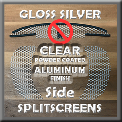 Road Glide Side SPLITSCREENS - Gloss Silver