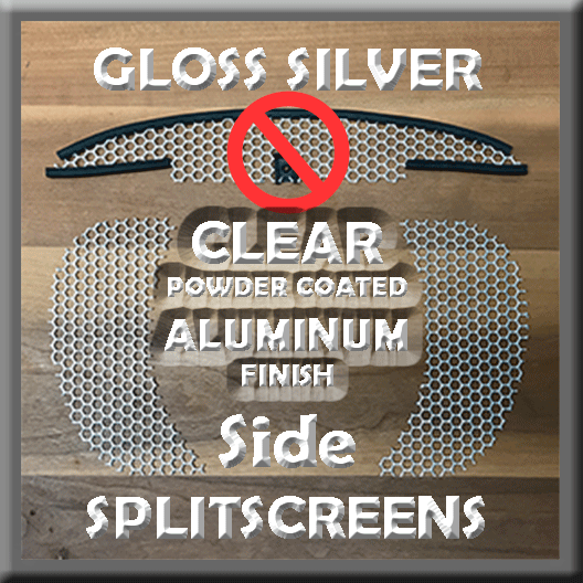 Road Glide Side SPLITSCREENS - Gloss Silver Road Glide Side SPLITSCREENS - Gloss Silver