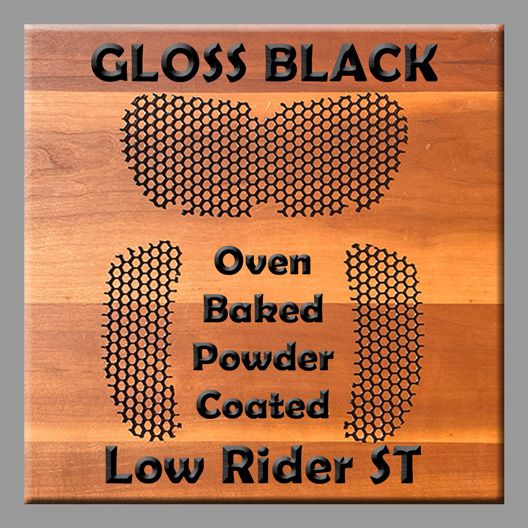 Low Rider ST Vent Screens - Gloss Black