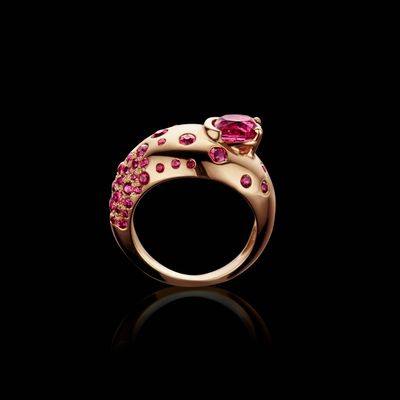 Bague Spinelles Jedi de Birmanie
