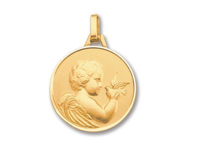 Médaille Ange à la Colombe