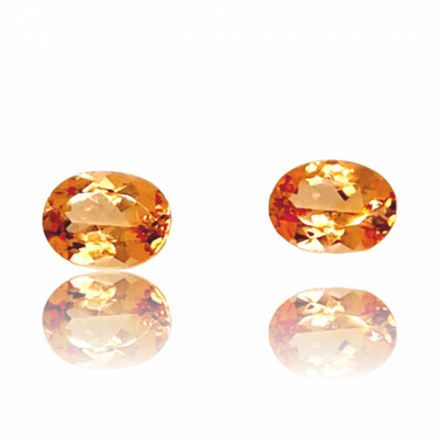 Topaze Impériale - Lot De 2 - 1,88 CT