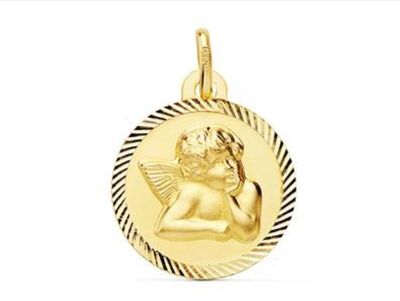 Médaille Ange creuse légère