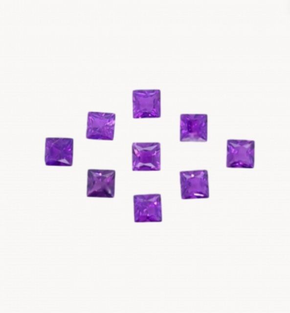Améthyste - Lot De 9 - 6,66 CT