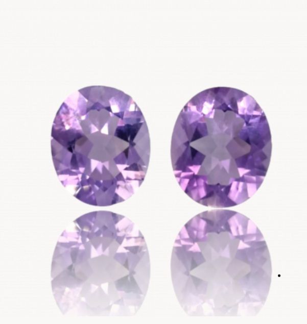 Améthyste - Lot De 2 - 7,36 CT