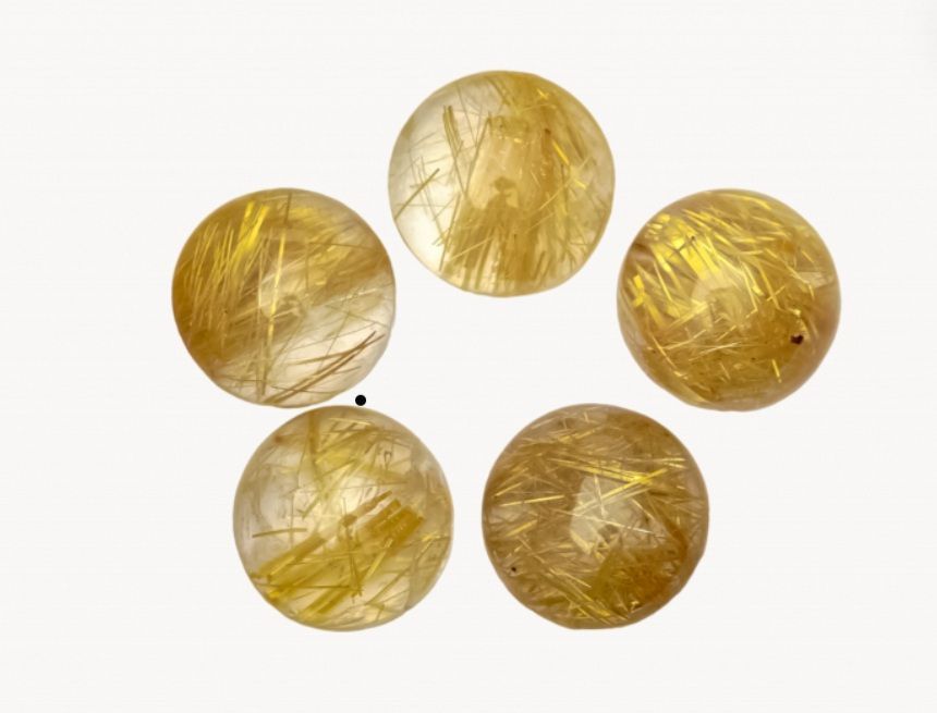 Quartz Rutile - Lot De 5 - 17,9 CT
