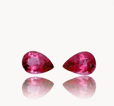 Tourmaline Rubellite - Lot De 2 - 1,82 CT