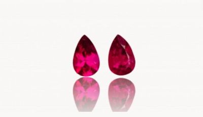 Tourmaline “Rubellite - Lot De 2 - 0,84 CT