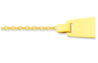 Gourmette bébé maille Forçat ronde