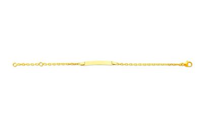 Gourmette bébé maille Forçat diamantée