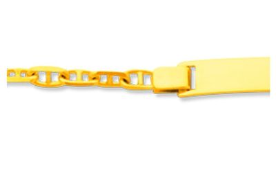 Gourmette bébé maille Forçat marine