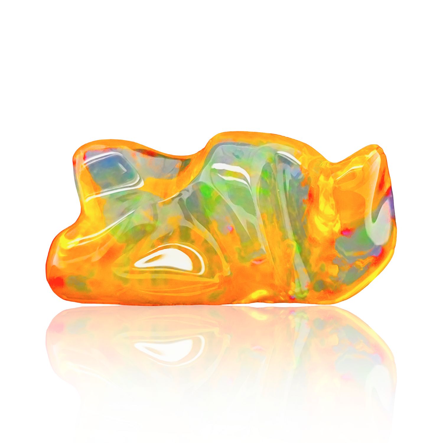 Opale De Feu Orange - 6,83 CT