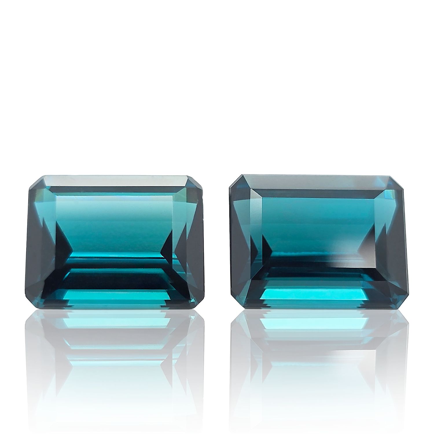 Tourmaline Bleue - Lot De 2  - 3,66 CT