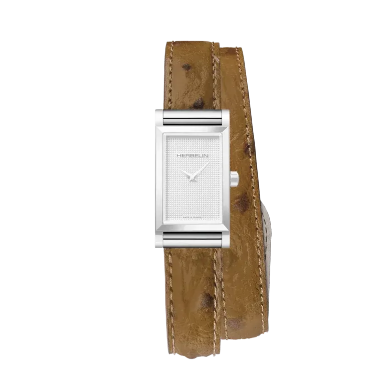 Bracelet Double - Camel Autruche
