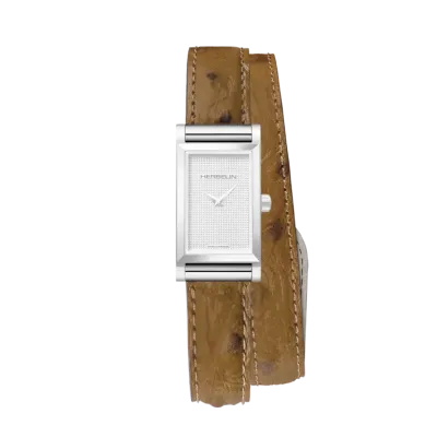 Bracelet Double - Camel Autruche