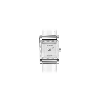 Boîtier Antarès - Carré  - Blanc & Diamants