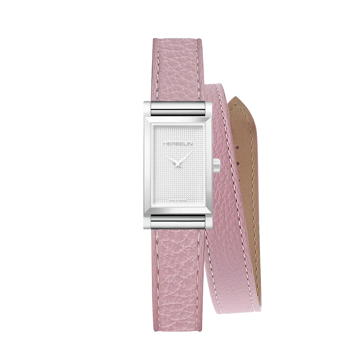 Bracelet Double - Rose Grainé