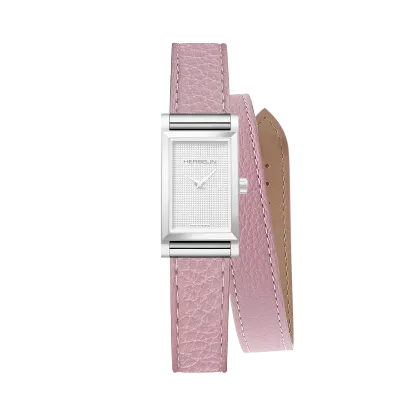 Bracelet Double - Rose Grainé