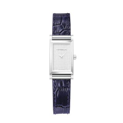 Bracelet simple - Bleu Marin Croco