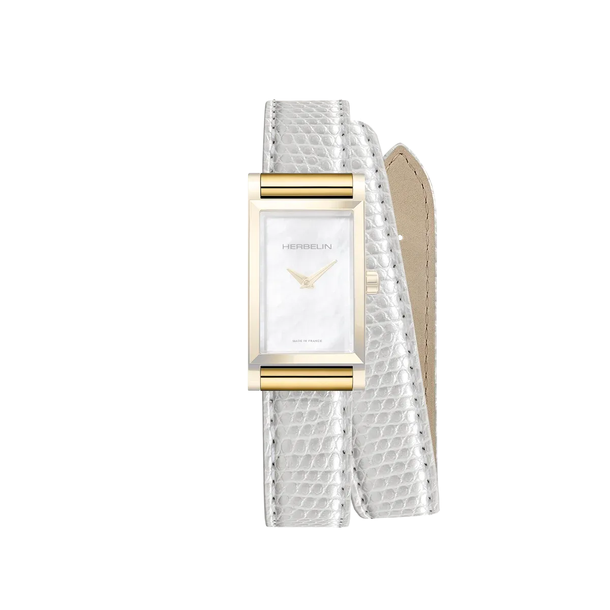 Bracelet Double - Blanc Iguane