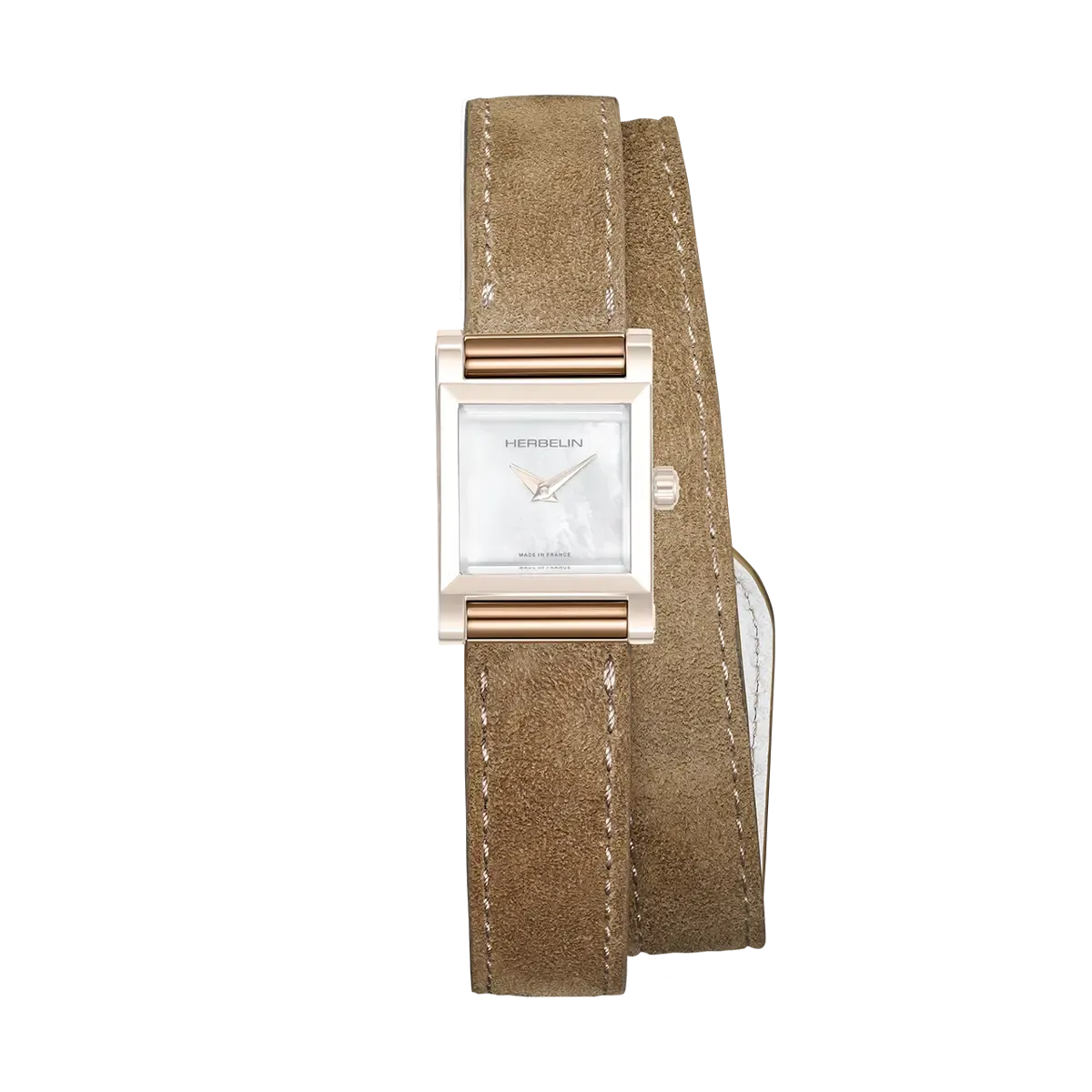 Bracelet Double - Camel Suédé