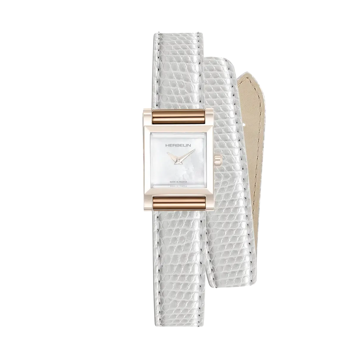 Bracelet Double - Blanc Iguane