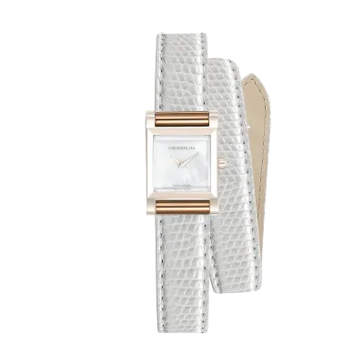 Bracelet Double - Blanc Iguane