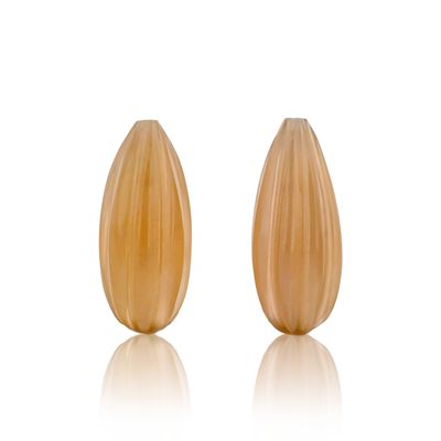 Calcédoine Brune - Lot De 2 - 11,03 CT
