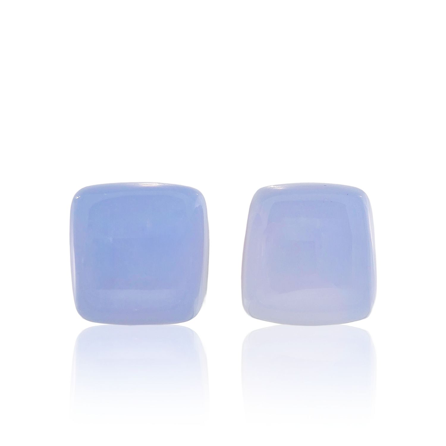 Calcédoine Bleu - Lot De 2 - 28 CT