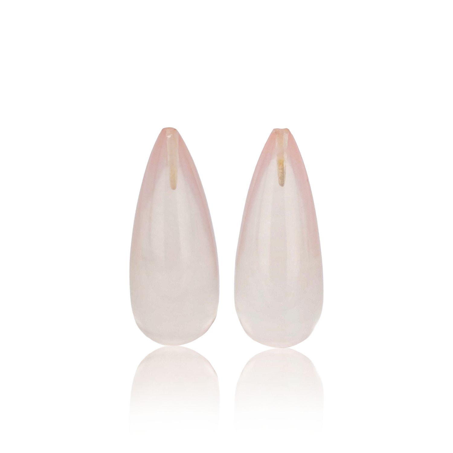 Quartz Rose - Lot De 2 - 26,58 CT