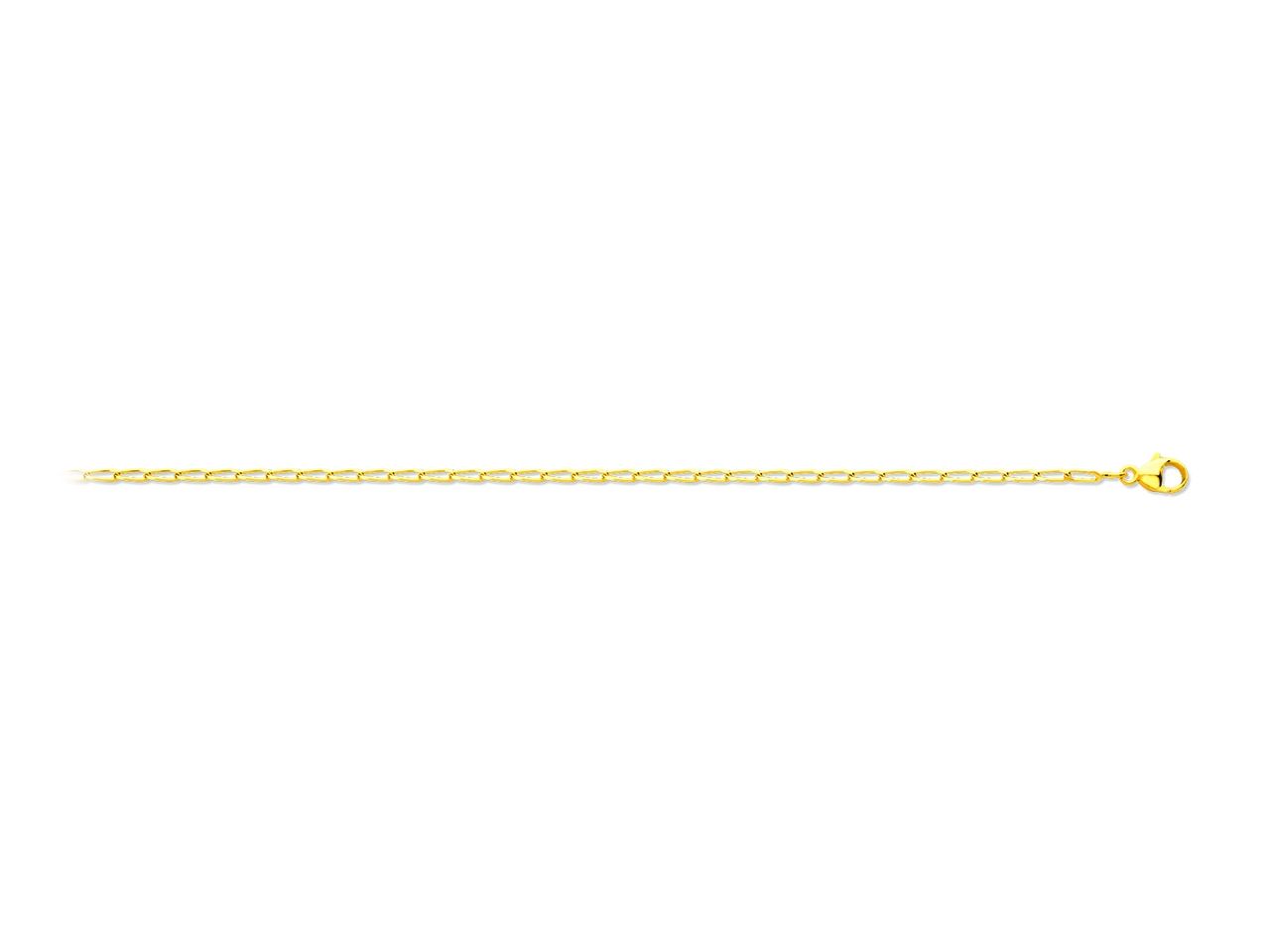 Chaîne Maille Cheval - Or Jaune 18K